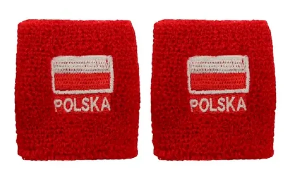 SPORTTEAM Potítko pletené Polsko 2 kusy (4891223109153)