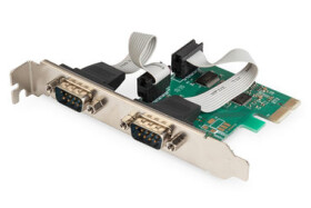DIGITUS adaptér PCI 2x DSUB 9 / +low profile / čipová sada: ASIX99100 (DS-30000-1)