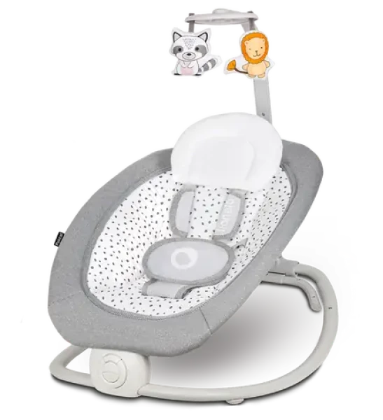 LIONELO Kojenecké lehátko Pascal Grey Dove / do 9 kg (LLEZPASCGYDVEXXXXXXX)