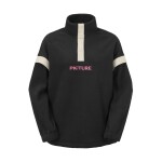 PICTURE W Velora 1/4 Fleece, Black velikost: M