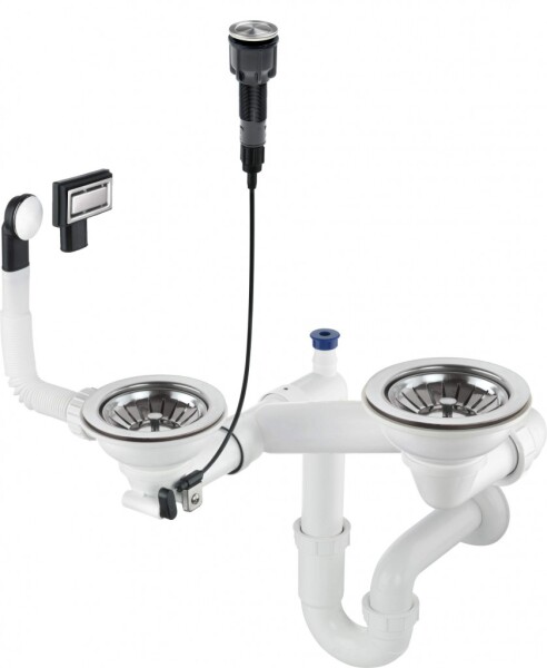 DEANTE - Space-Saver ocelový granitový odpadový dřez, 1,5- a 2-miska - Space-Saver ZXY_9983