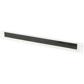 DIGITUS Kartáčová průchodka 1U šedá / Krycí panel / 483 mm (19") / kartáčový otvor 423x27 mm / ocelový plech (DN-97660)