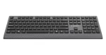 Gembird KB-MCH-06 černá / Klávesnice / multimediální / drátová / USB-C adaptér / US layout (KB-MCH-06)