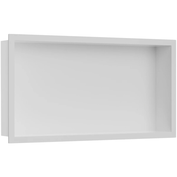 CERANO - Zápustná polička/nika s okrajem do obkladu - bílá matná - 60x30x10 CER-8050BD80243