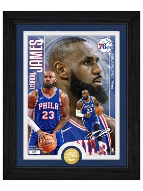 Obraz Philadelphia 76ers NBA LeBron James Artist Proof Bronze Coin