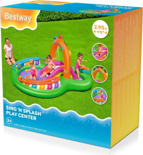 Nafukovací vodní hrací centrum Sing 'n splash™295 x 190 x 137 cm - Alltoys Bestway