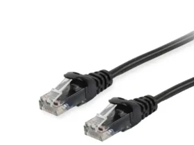Equip Cat6 černá / Patch kabel / U/UTP / RJ-45 / 1,5 m / PVC (625494)