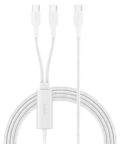 Belkin BOOST CHARGE PRO bílá / Kabel / USB-C - USB-C / 140W / 1,5 m (CAC004HQ1.5MWH)
