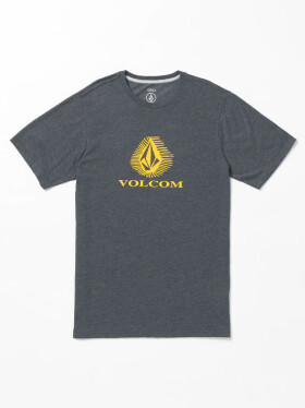 Volcom Offshore Stone HEATHER BLACK pánské tričko krátkým rukávem