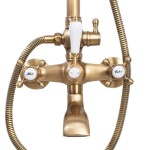 REA - Sprchový set BERGAMO antique bronze REA-P5002