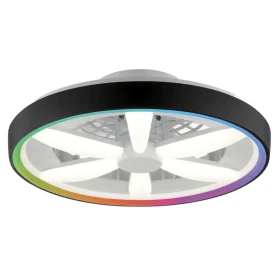 VENTILÁTOR SAVIR BLACK CCT+RGB 66934