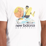 New Balance Hoops Cotton Jersey Short Wt MT31589WT tričko