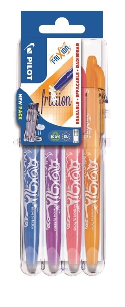 Sada Set2Go 4 kusy Roller FriXion Ball, 0.7, (M) stredné, new colors - PILOT