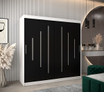 Šatní skříň Abi Y0 Barva korpusu: Dub artisan, Rozměry: 120 cm, Dveře: Černá