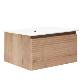 Koupelnová skříňka s umyvadlem Naturel Savona 98x43x44,8 cm dub halifax mat SAVONA100DH SAVONA100DH