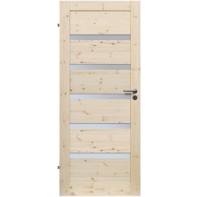 Interiérové dveře Wezuwiusz 5S 70L sukaté nelakované