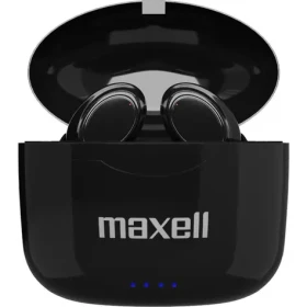 Maxell Bass Sync černá / Bezdrátová TWS sluchátka / BT 5.0 / až 15 hod / Nabíjecí pouzdro / USB-C
