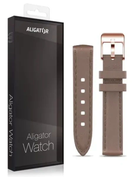 Aligator Náhradní řemínek ze syntetické kůže pro Watch Grace 16mm / cappuccino (16AW0005)