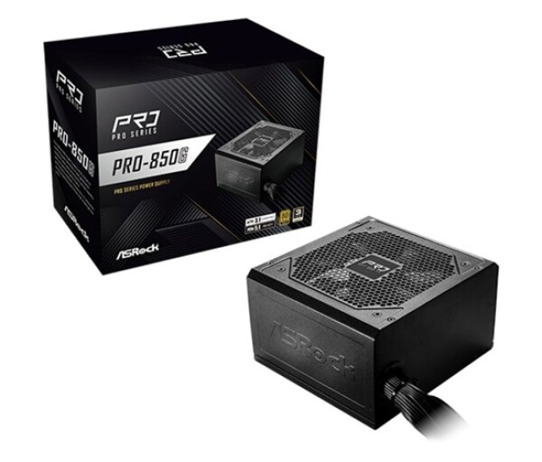 ASROCK zdroj PRO-850G,850W, 80Plus Gold, 120 mm, ATX 3.1 EDF_1883109