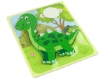 Mamido Dřevěné puzzle pro nejmenší dinosaurus