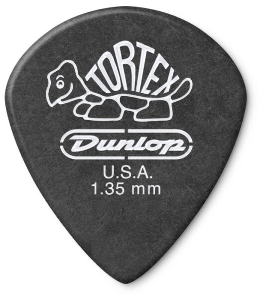 Dunlop Tortex Pitch Black Jazz III Pick 1,35mm - 12 ks