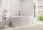 HANSGROHE - Tecturis E Vanová baterie do podlahy, kartáčovaný bronz 73445140