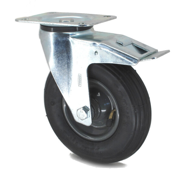 Feba Pojezdové kolečko bantamové DELI Ø 200, otočné s brzdou 1723