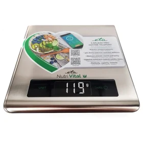 ETA ETA777790000 Vital nerez / kuchyňská váha / Max nosnost 5kg / přesnost 1g / LCD displej / Napájení 2x 3V (CR2032) (ETA079090000)