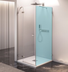POLYSAN - FORTIS EDGE sprchové dveře bez profilu 1200, čiré sklo, levé FL1212L