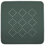 Spirella ALASKA protiskluzová podložka do sprchy tmavě zelená / PVC / 55 x 55 cm
