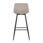 Barová židle, hnědá, látka,AUB-X7015 CAP2