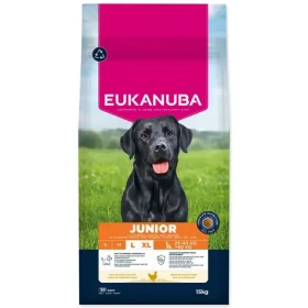 Eukanuba Junior Large rich in fresh chicken 15kg / granule pro mladé psy / pro velké plemena (1724-208916)