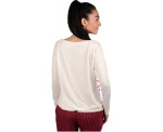 Dámské triko QS5833E - Calvin Klein smetanová M