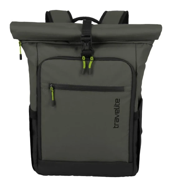 Travelite Briize Backpack M Roll-Up Khaki 24/30 L TRAVELITE-91021-86