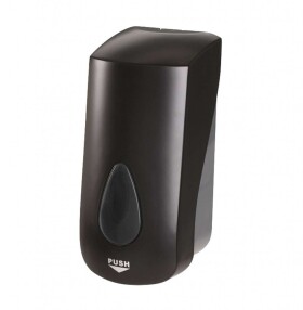 SANELA - Hygiena toalety Dávkovač tekuté a gelové dezinfekce, gelového mýdla, 1000 ml, černá SLDN 06N