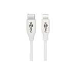 Goobay 39446 bílá / Nabíjecí a synchronizační kabel Lightning - USB-C / 1 m (39446)