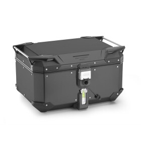 Obkev58B černý horní kufr Givi Trekker Outback Evo hliníkový (Monokey topcase), bez zámku, 58 l.