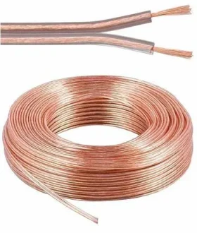 PremiumCord Kabel na propojení reprosoustav 50 m / Repro kabel / 99,9% měď / 2x1,5 mm2 (kjpr-01-50)