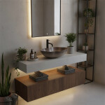 REA - Umyvadlo na desku Pearl Ombre REA-U0629