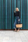 Nákupní košík Reisenthel Carrybag Frame Raffia black