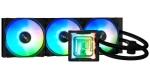 Bitfenix 360 mm černá / AIO vodní chladič CPU / 3x 120 mm / ARGB / tenký 32 mm / AMD + Intel (BFW-AIO-360-BB27A-RP)