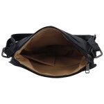 Trendy dámská koženková crossbody kabelka Gergana, tmavě modrá