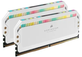 Corsair Dominator Platinum White 32GB (2x 16GB) DDR5 6200MHz / CL36 / DIMM / RGB / XMP / 1.3V (CMT32GX5M2X6200C36W)