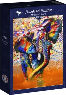 BLUEBIRD Puzzle Africké barvy