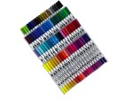 Creatissimo, ‎10304, Real Brush Pens, sada akvarelových, oboustranných, brush popisovačů, 80 ks