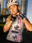 Cyklodres CYCOLOGY Mieka, woman, krátký rukáv (Motiv Mieka, velikost XS)