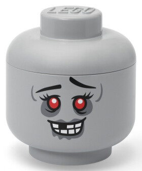 LEGO úložná hlava (velikost L) - zombie