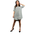 HOSH Kostkované - košilové šaty MARBLE Velikost: UNI, Barva: Starorůžová