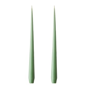 Ester & erik Svíčka Taper 32 cm – 66 Eucalyptus – set 2 ks, zelená barva, vosk