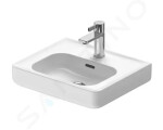 DURAVIT - Soleil by Starck Umývátko 450x380 mm, s přepadem, otvor pro baterii, bílá 0744450000